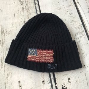 Polo Ralph Lauren lambswool RL-67 flag beanie